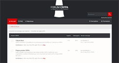 Desktop Screenshot of forumcrfpa.com