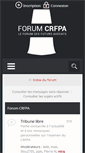 Mobile Screenshot of forumcrfpa.com